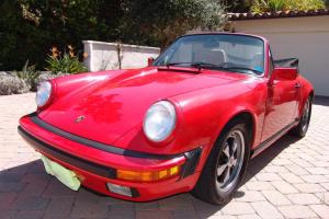 1989 PORSCHE 911 Carrera CABRIOLET! 1 OWNER FROM NEW! 34,919 MILES