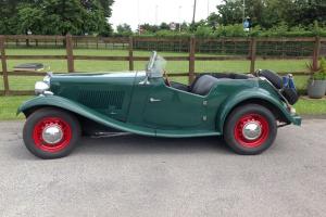 1951 vintage MGTD sports car LHD - Taxed and UK registered. Photo
