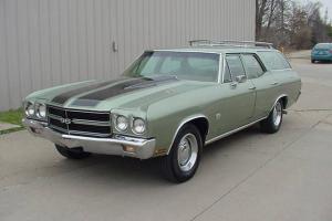 1970 STATION WAGON, SUPER SPORT TRIM, COWL HOOD, SOLID BODY, NICELY FINISHED Photo