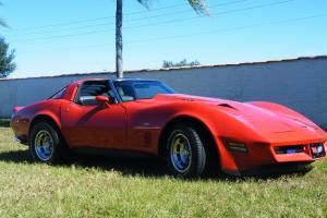 1982 Restored / Upgraded Corvette Fastback Coupe in Red with Blk/Grey New Interi Photo