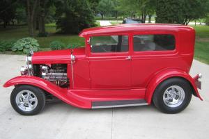 1931 ford model a 2 door sedan all steel body hot rod chevy 350 custom 4 link Photo