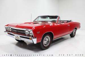 1967 Chevrolet Chevelle SS Convertible, Fully Restored, Red/Red, #s Matching!