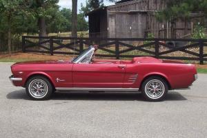 Gorgeous 1966 Ford Mustang Convert. 289 V8 Pony Int. Nicely Restored Show 'N Go! Photo