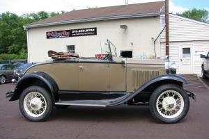 COMPLETED RESTORED TO NEW ALL STEEL ORGINAL MOTOR 1931 MODEL A ROADSTER Photo