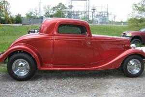 1934 Ford Coupe, 3 window,    Burnt Orange in color  Beautiful Color