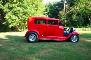 1929 Ford Model A Tudor Hot Rod w/455 Olds chopped top Photo