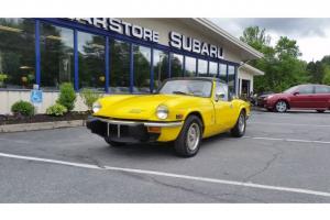 1975 Triumph Spitfire 1500 Yellow