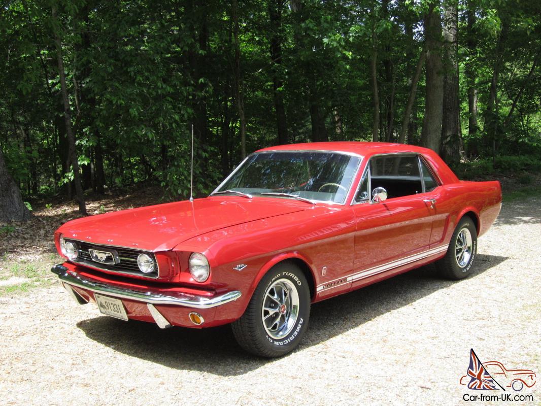 66 Mustang Gt Coupe Real Gt Bench Seat 4 Speed