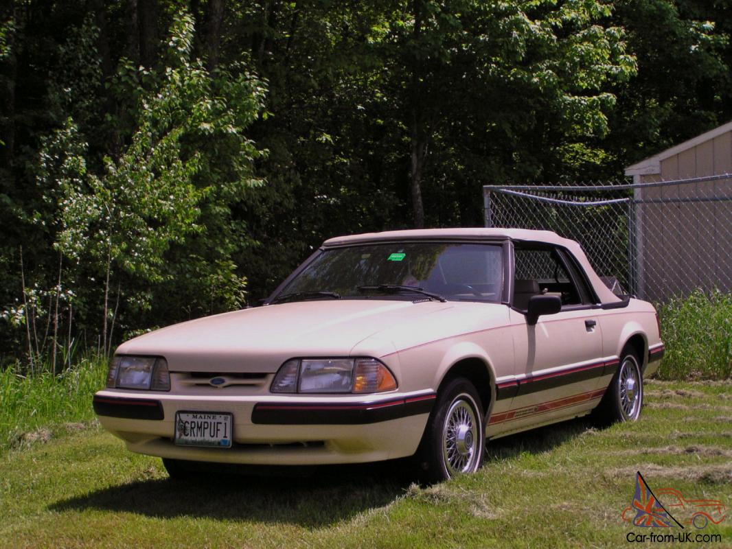 1989 Ford mustang lx convertible sale #4