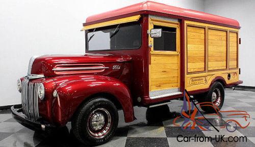 1947 Ford Woody Delivery Railway Express Truck Rare Museum Quality