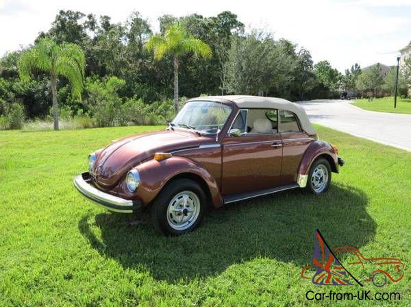 1978 Super Beetle Convertible Limited Champagne Edition II RARE