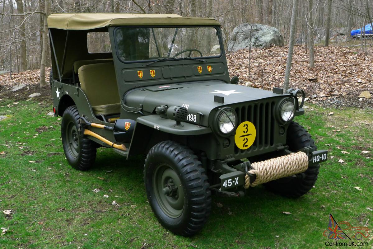 1951 Willys M38 FULLY RESTORED ANTIQUE ARMY MILITARY JEEP 