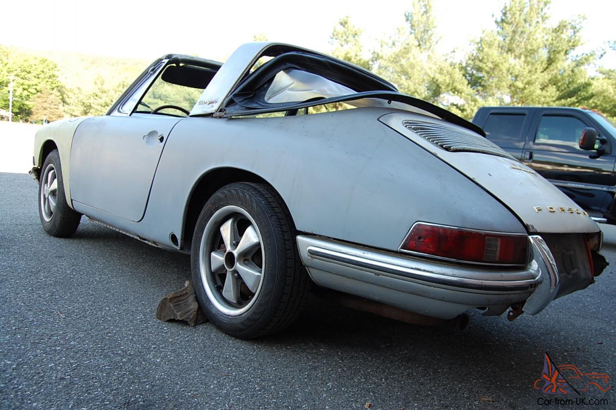 1968 Porsche 911s Soft Window Targa Sportomatic Very Rare Needs Restoration