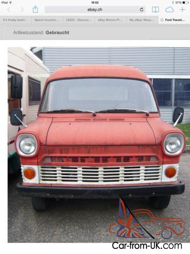 1971 Ford Transit LWB Twin Wheel LHD just 6825kms (4242 miles) from new,