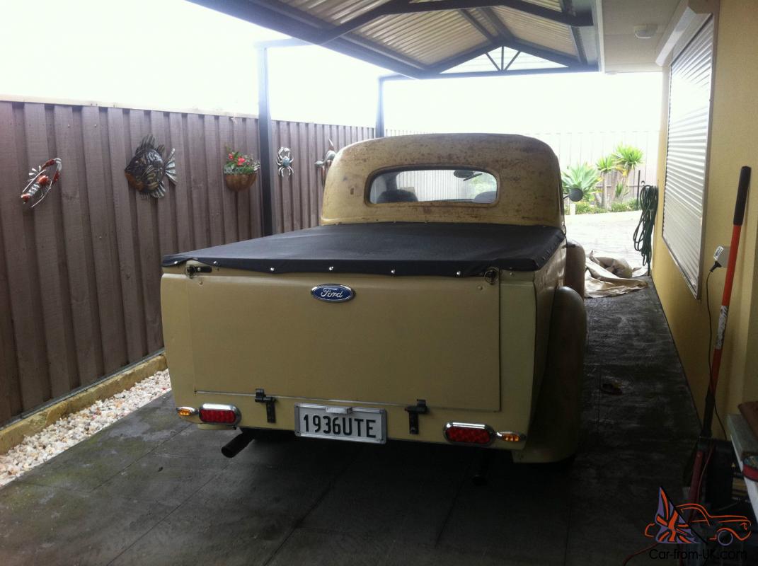 1936 Ford coupe ute #9