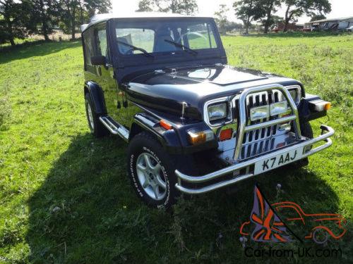 1993 JEEP WRANGLER , 5 SPEED, 4X4 (black)