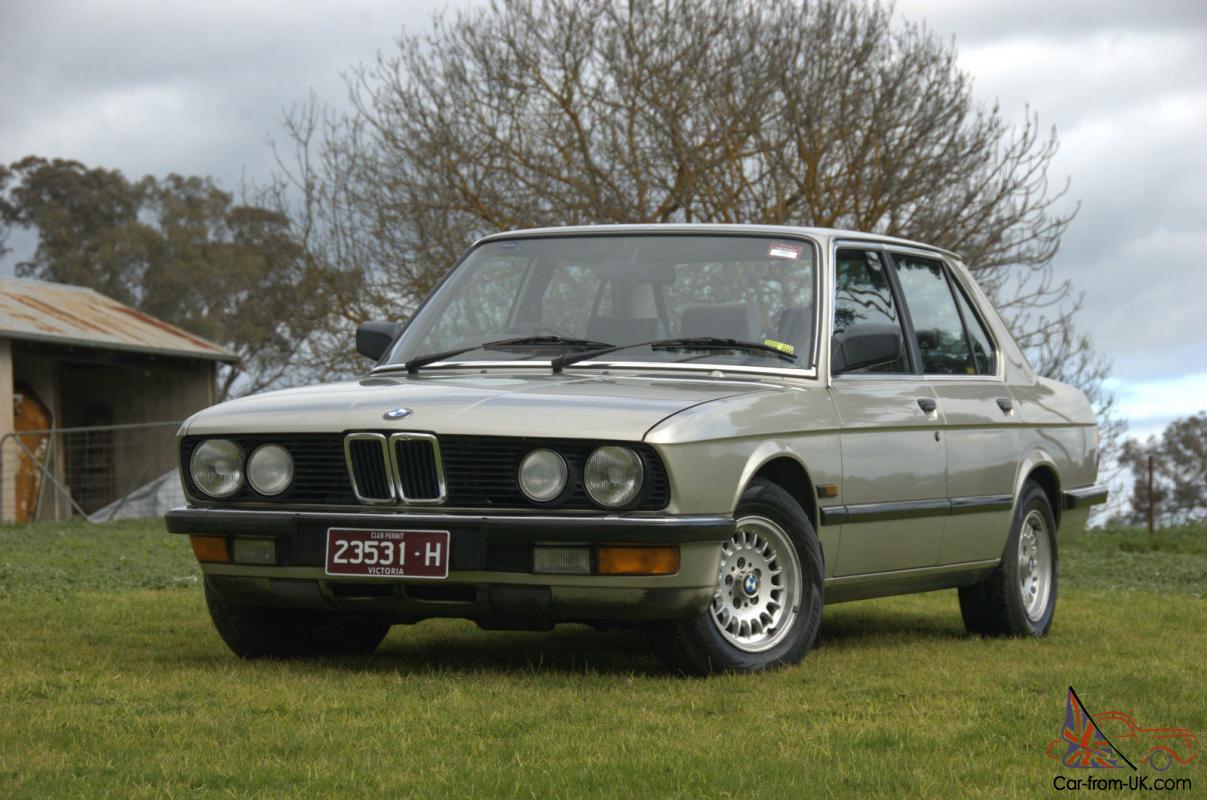 BMW 1984 E28 528i Sedan in VIC