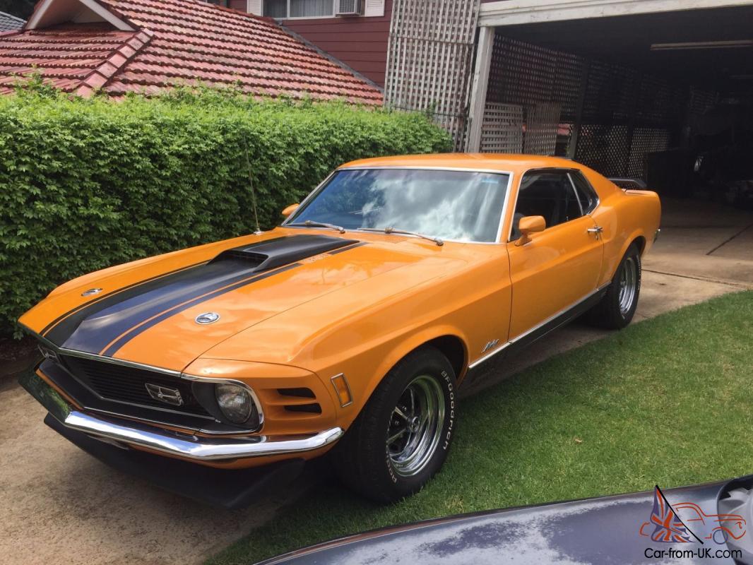 Ford mustang mach 1 351c original fast back