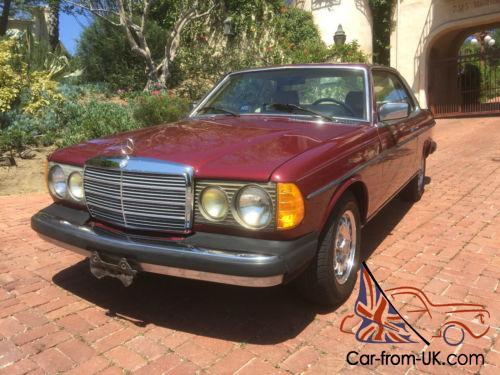 1982 Mercedes Benz 300 Series Cd Coupe W123 300cd Turbo Diesel