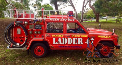 1986 Nissan Patrol Safari 4x4 Fire Truck Suit Kids Parties Hire OR Club REG in VIC