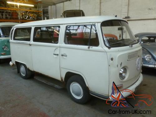 1968 Vw Microbus Original Paint Running Driving Project Vehicle Red Interior