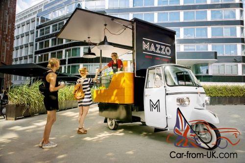 Piaggio Vespa Ape Calessino Street Food Truck Coffee Cart Van Trailer Vintage