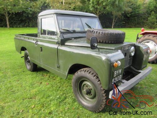 1964 LAND ROVER SERIES 2A LONG WHEEL BASE WITH PERKINS DIESEL - PART RESTORED