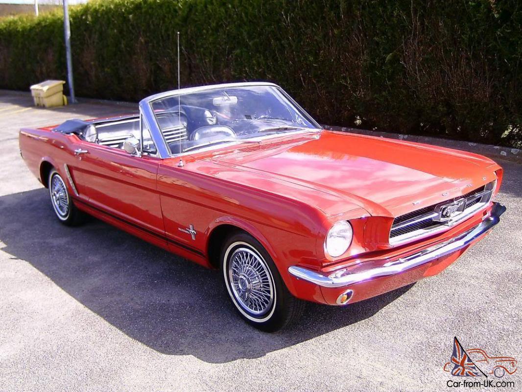 1965 Ford mustang convertible mpg