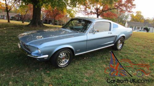 1968 Ford Mustang Gt Fastback