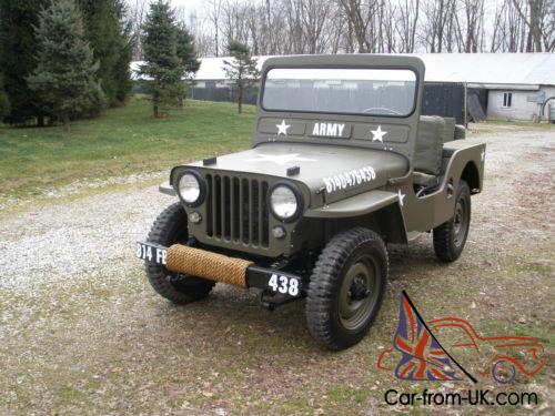 1948 Jeep CJ open top
