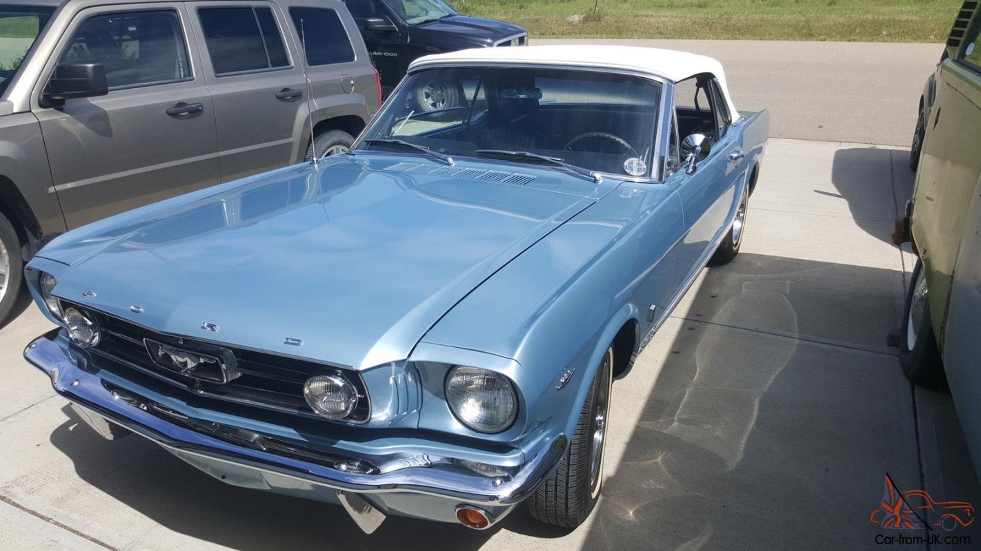 1965 Ford Mustang Deluxe Pony Interior 4 Speed A Code Convertible Ebay