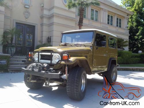 1977 Toyota Land Cruiser No Reserve Fj40 4x4 Convertible