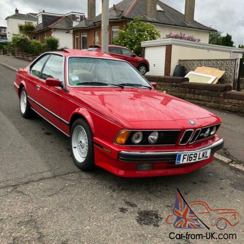 Bmw 635 csi rare manual 1989