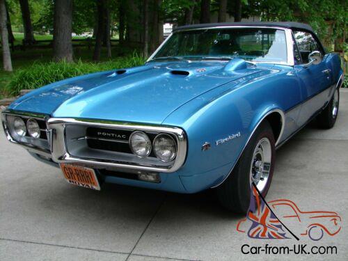 1967 Pontiac Firebird 400 Tilt Wheel Power Windows Ram Air Trans Am GTO Le Mans
