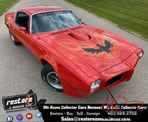 1973 Pontiac Trans Am 455 - V8, 4spd, Buccaneer Red, Black Interior