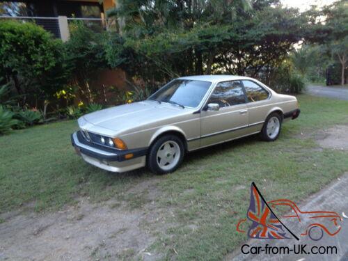 1985 BMW 635 CSI COUPE CALIFORNIAN IMPORT LHD AUTO RUST FREE 1 OWNER PROJECT