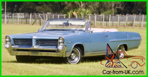 1964 Pontiac Bonneville Convertible / 389 V8 / Automatic / Fully Restored