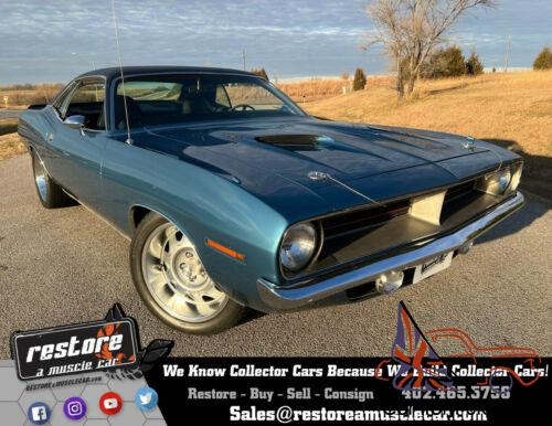 1970 Plymouth Barracuda 440ci - EFI, Auto, AC, PS PB, Resto-Mod, Blue