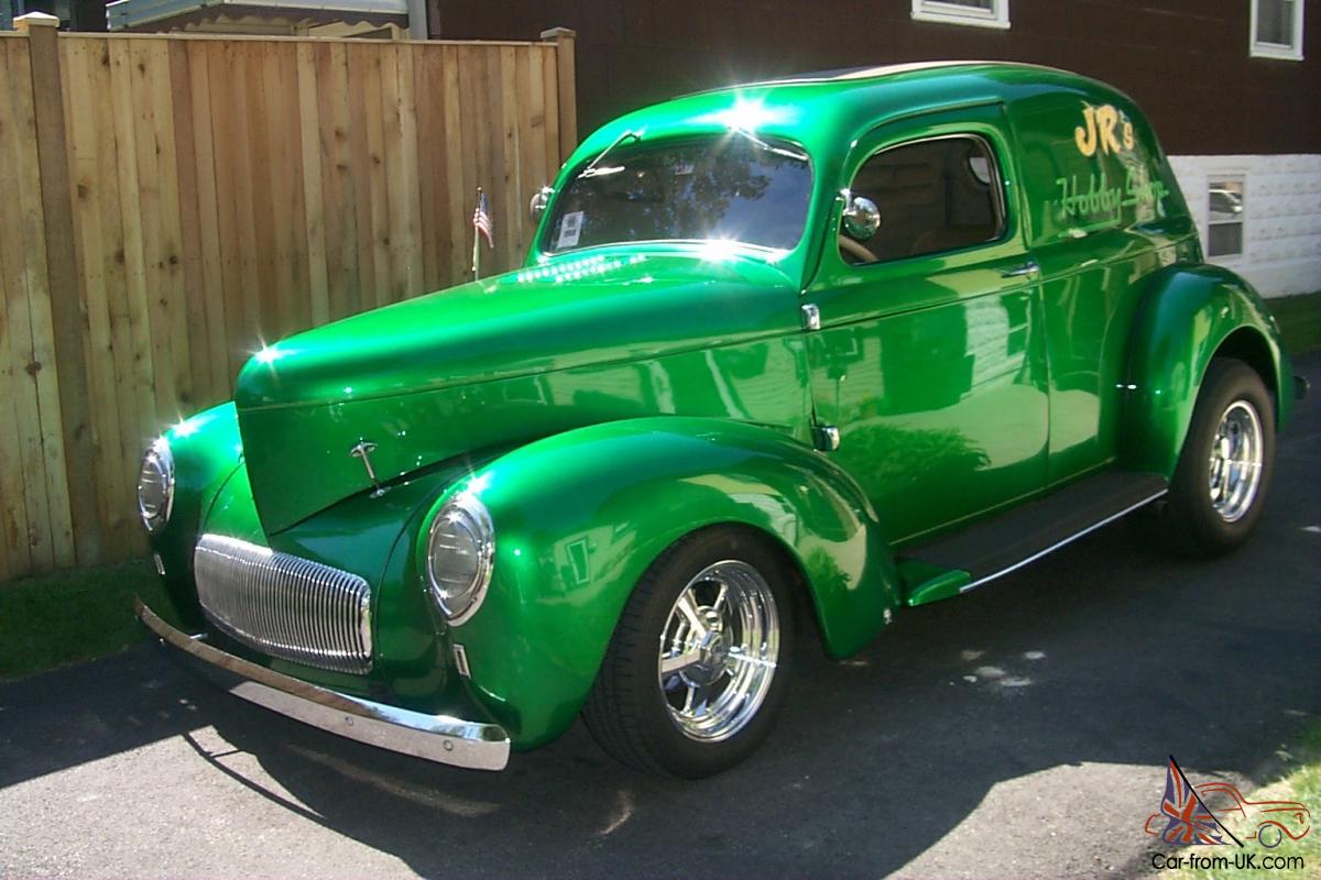 1941 Willys Sedan Delivery Americar All Steel Body, Fenders, Hood
