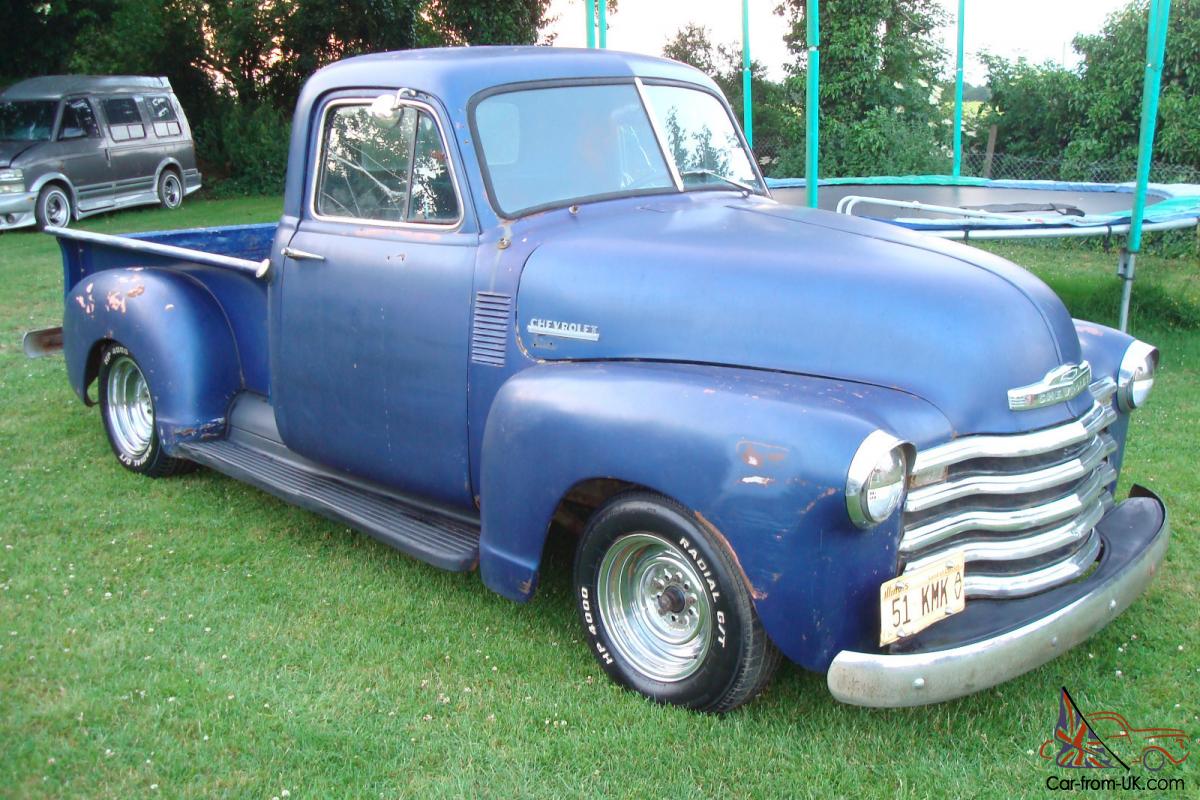 1951 CHEVROLET 3100 STEPSIDE...FITTED 350/V8 AUTO