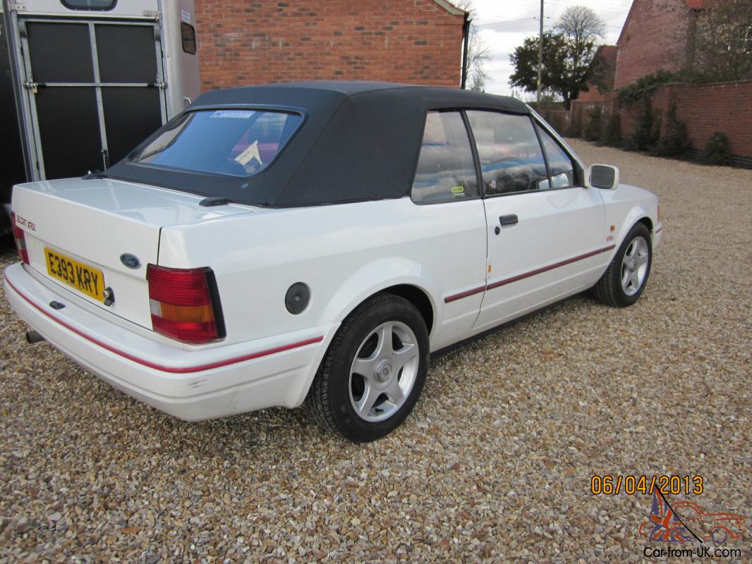 Ford escort xr3i convertible sale #9