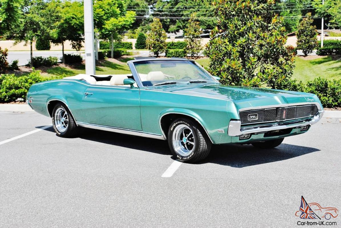 True 1 Owner 56460 Miles 1969 Mercury Cougar Xr7 Convertible 1st Title