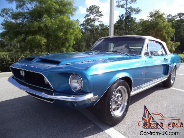 1968 Ford shelby mustang gt 500 convertible #3