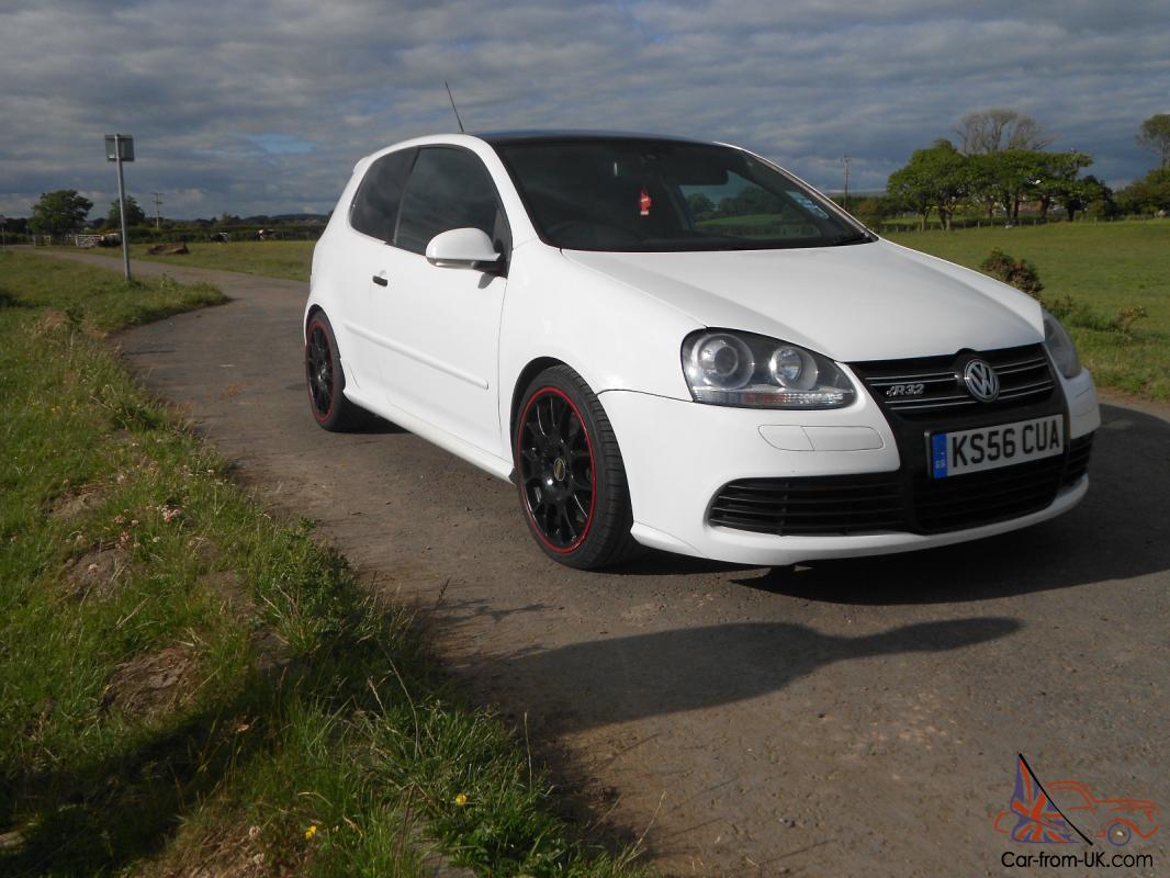 2007 VOLKSWAGEN GOLF R32 S-A WHITE VW LOOK LOWER RESERVE