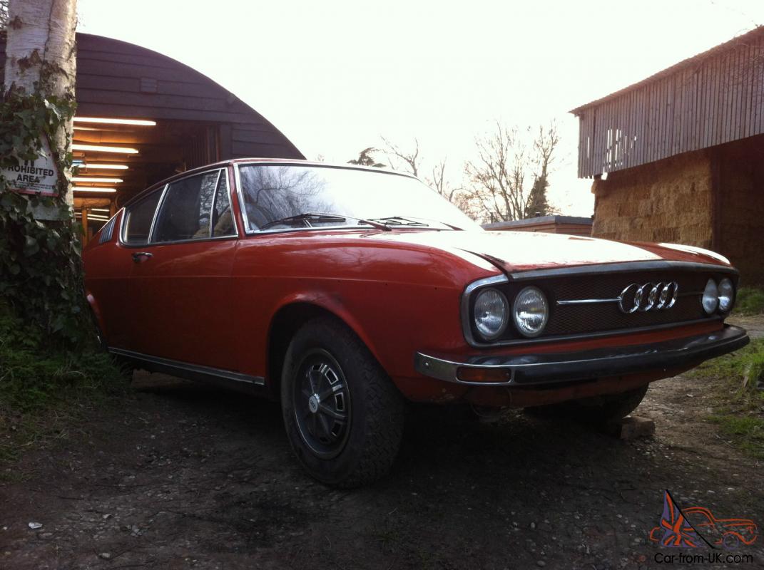 1971 AUDI 100 Coupe S very rare early model Twin Carb project from belgium