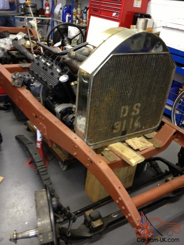  Vintage Race Car Project,1929 Packard-CadillacV8 Engine as Schumacher Special 