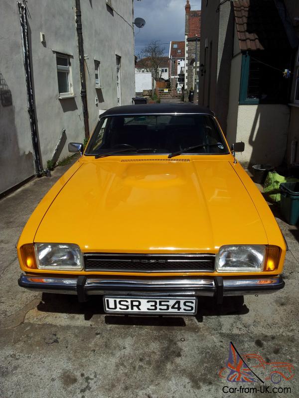 Yellow ford capri for sale