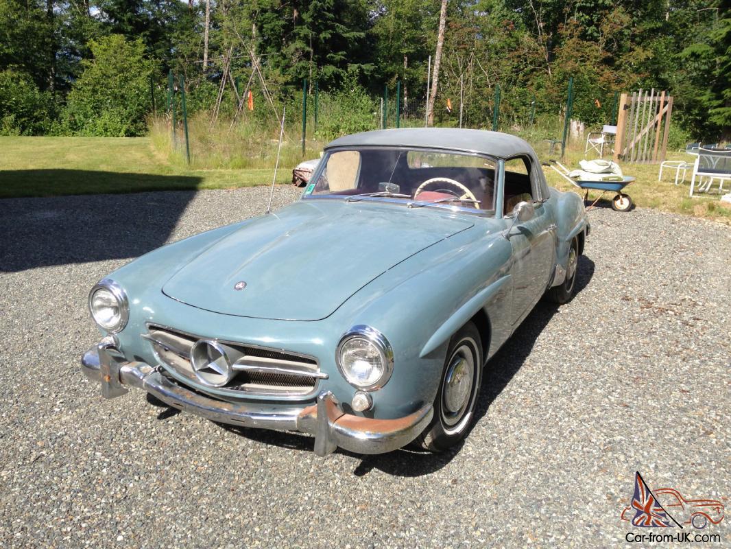Mercedes Benz 190sl Sl Coupe With Soft Top California Title