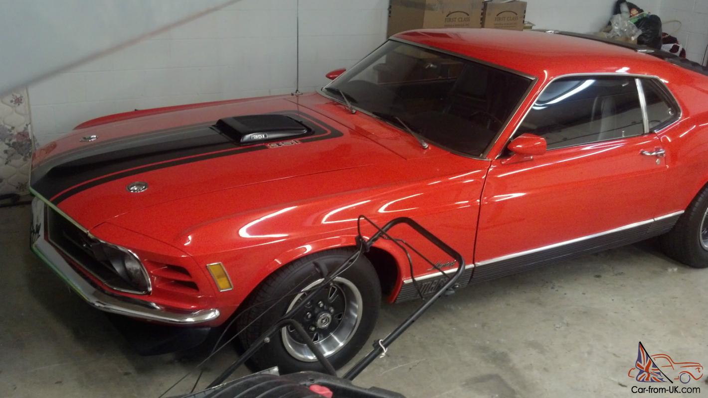 Show Quality Numbers Matching 1970 Mustang Mach 1