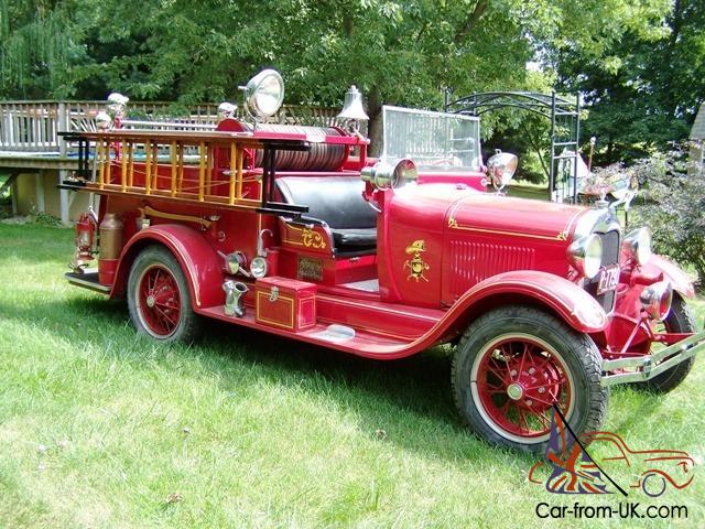 1935 Ford seagrave fire truck #4